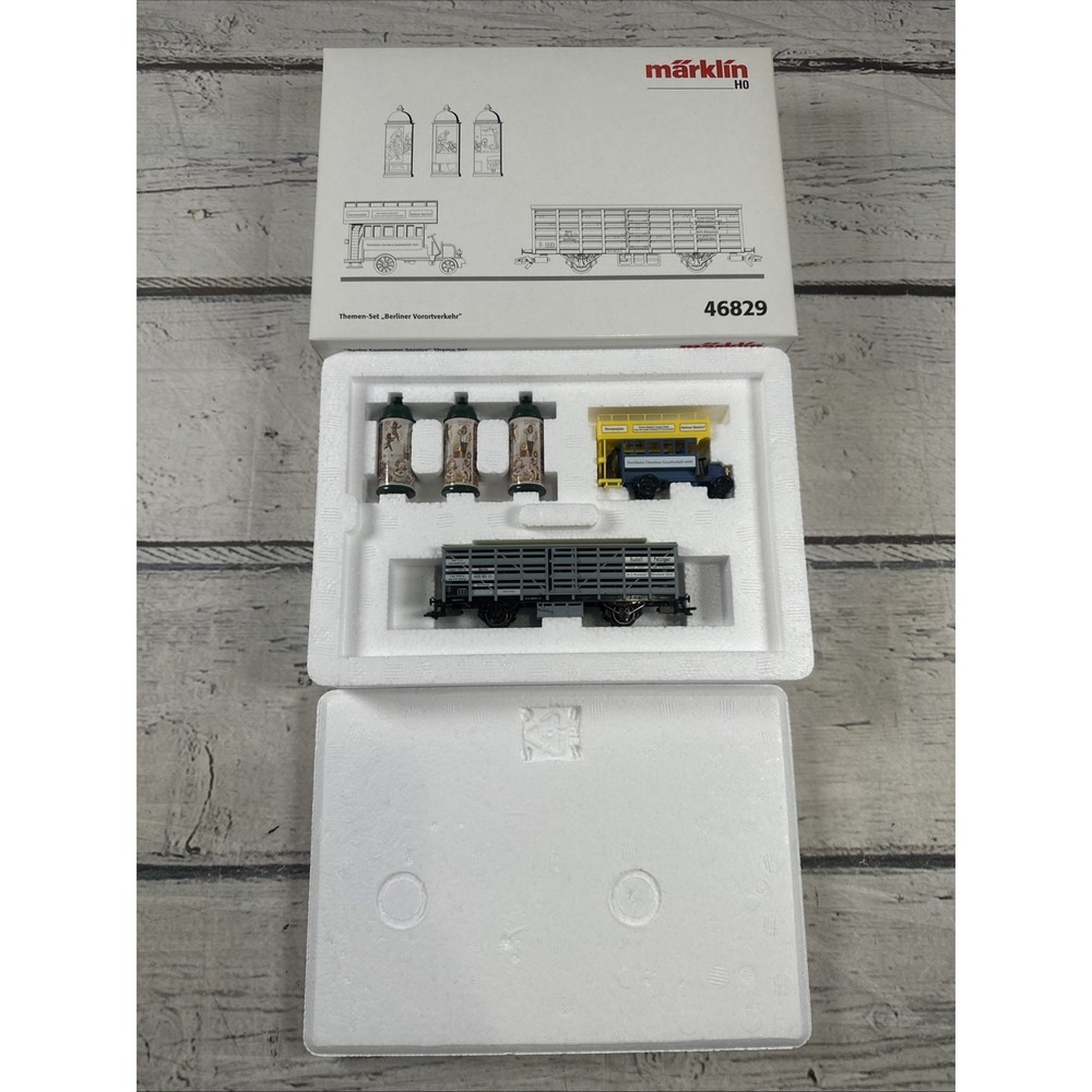 Märklin 46829 H0 Berliner Vorortverkehr Theme Set DB New Open Box
